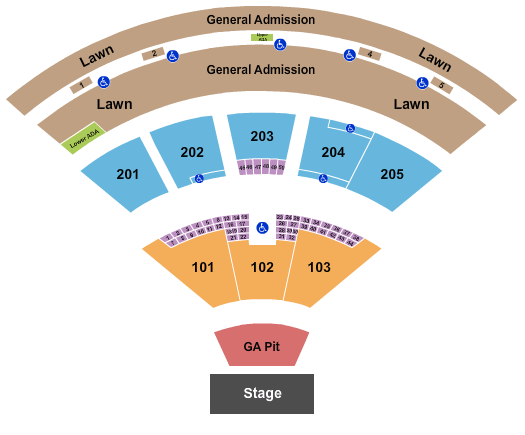Fiddler's Green Amphitheatre Dave Matthews Band Seating Chart